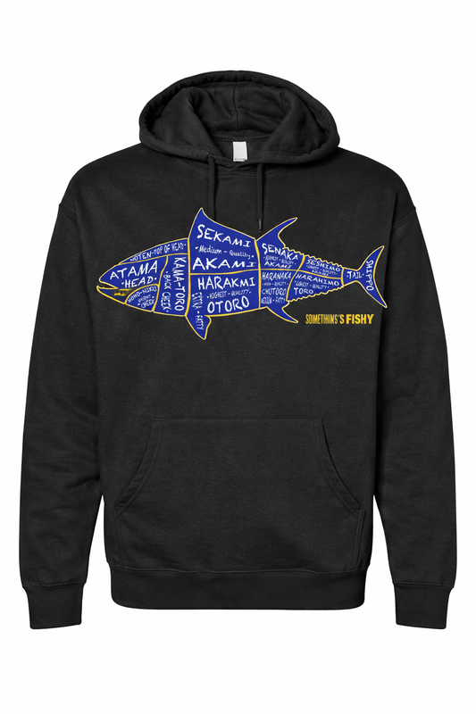 Tuna Cuts Fishing Hoodie